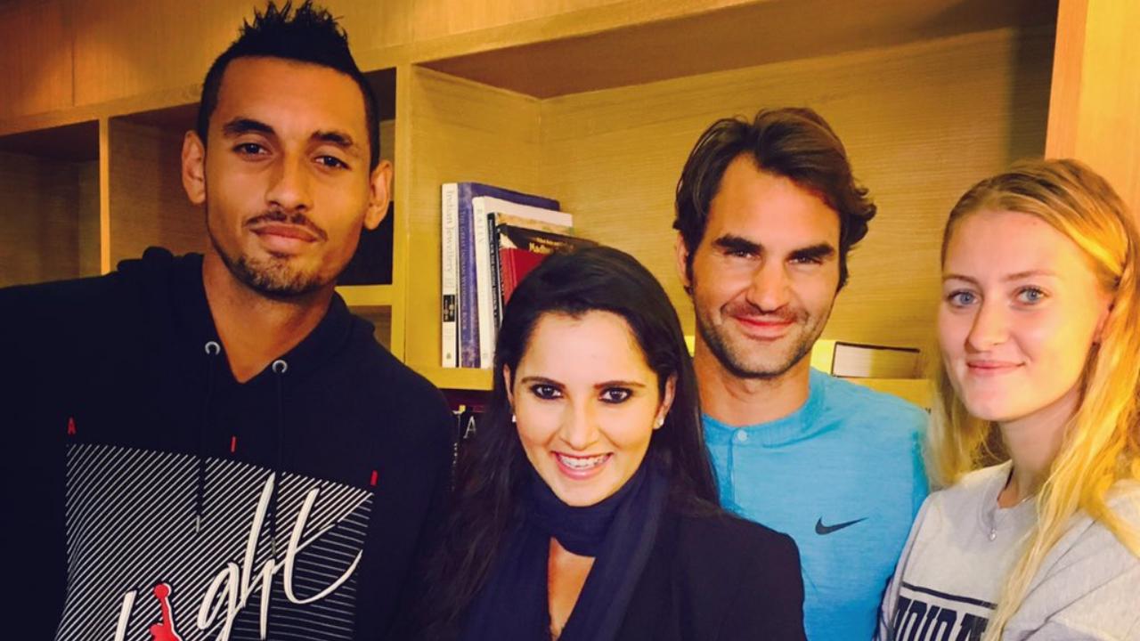She shares a good rapport with the likes of Roger Federer and Rafael Nadal